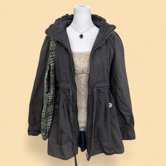 Other Jackets & Blazers - y2k grey alt grunge subversive distressed jacket